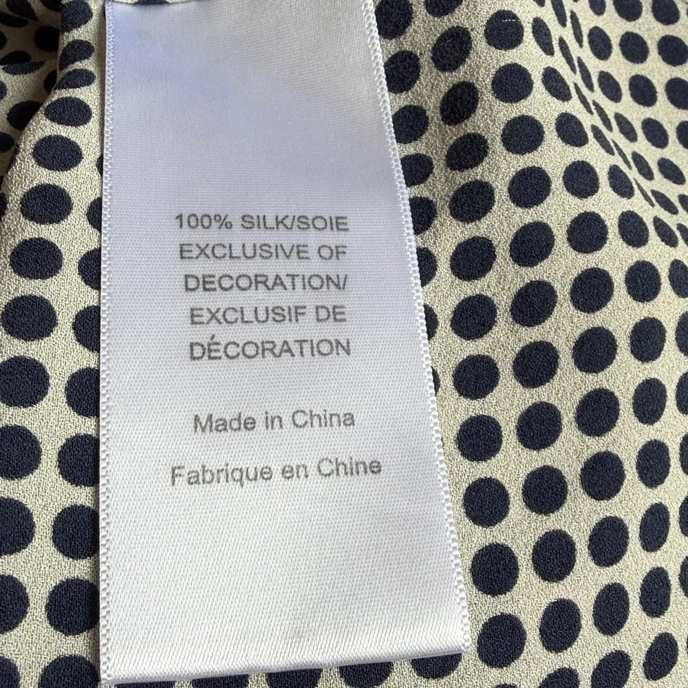 Tory Burch polka dot tunic, sz 8